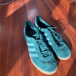 Adidas Gazelle Green & Blue Sneakers